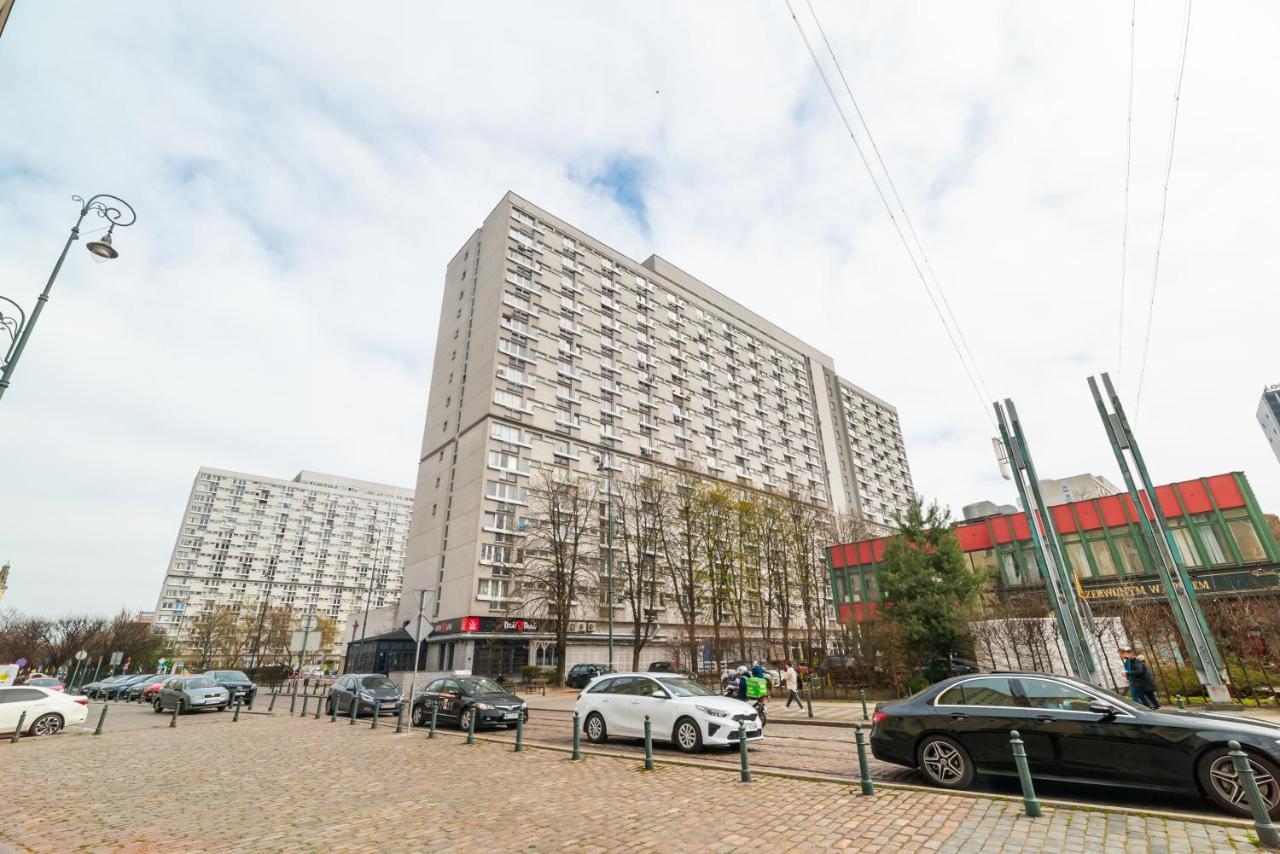 Chlodna Sky Blue Aparament Warszawa Eksteriør billede